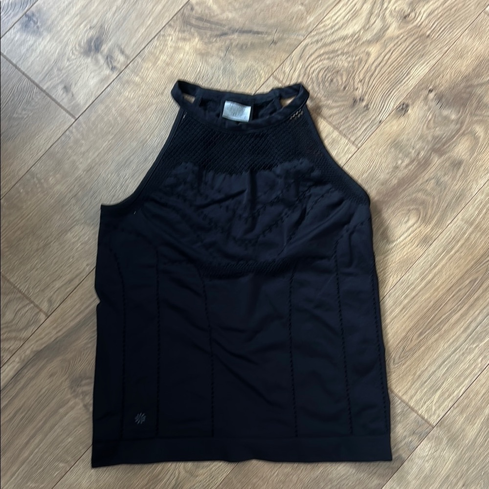 Athleta Black High-Neck Tank Top
